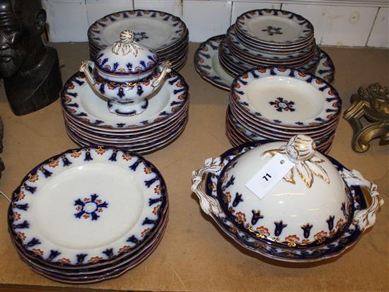 Victorian ironstone dinner service